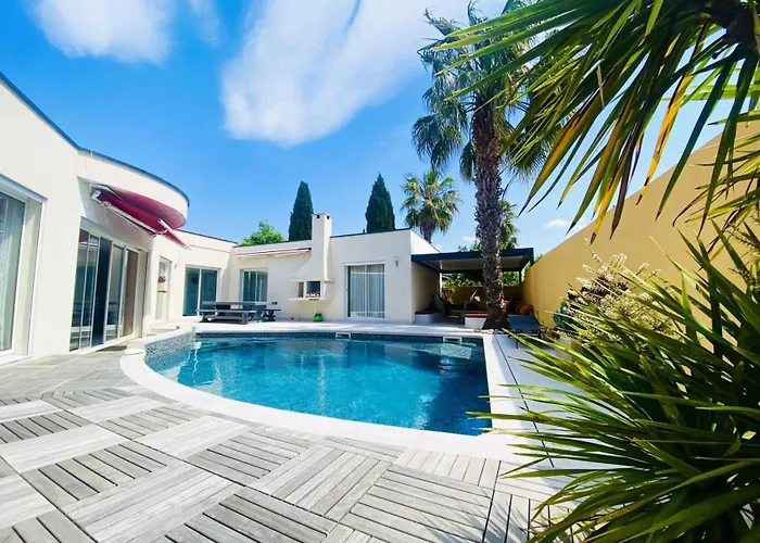 Occitanie - 6 Pers Avec Piscine Quartier Résidentiel Mae-4084 Villa *
